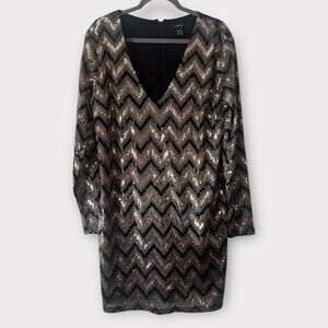 slim fit dress slacks Sequin Mini Dress Black / Xs